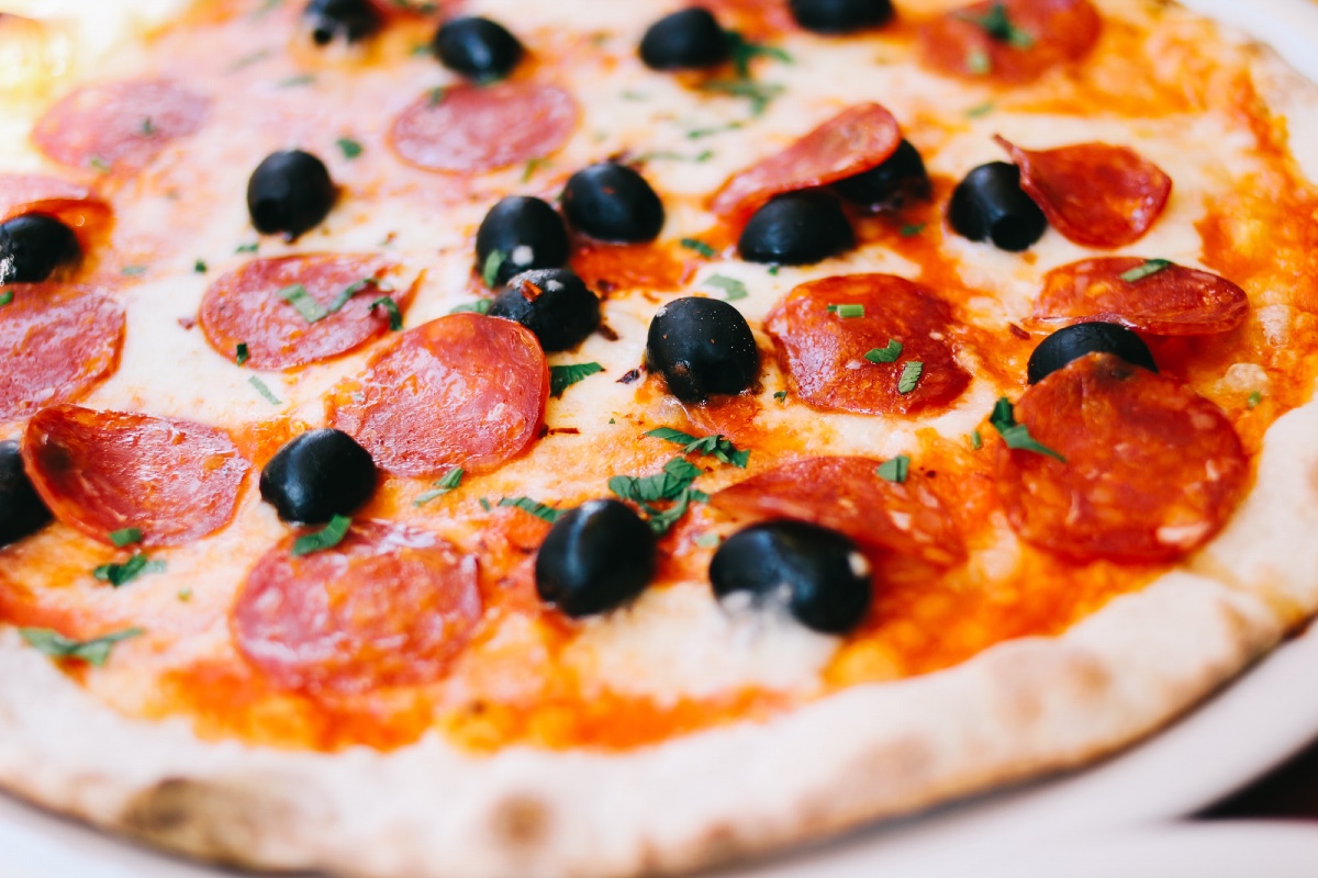 Pizza-with-pepperoni-and-olives-from-Café-Roux-Cape-Peninsula